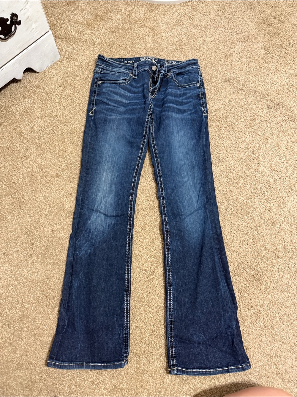 Buckle Women's Dark Blue Flare Jeans